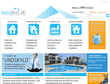 Tablet Screenshot of boligbizz.dk